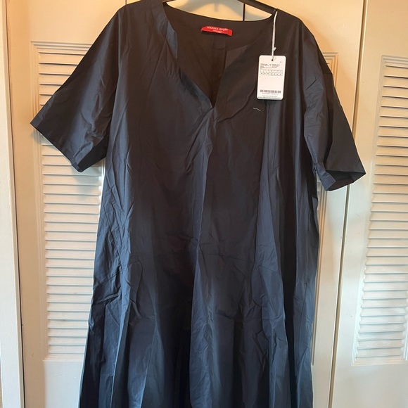 Marina Rinaldi Dresses & Skirts - Marina Renaldi sport black short sleve high low dress. Measures 28.5” PTP